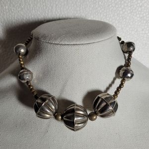 Vintage silver plated chocker necklace
